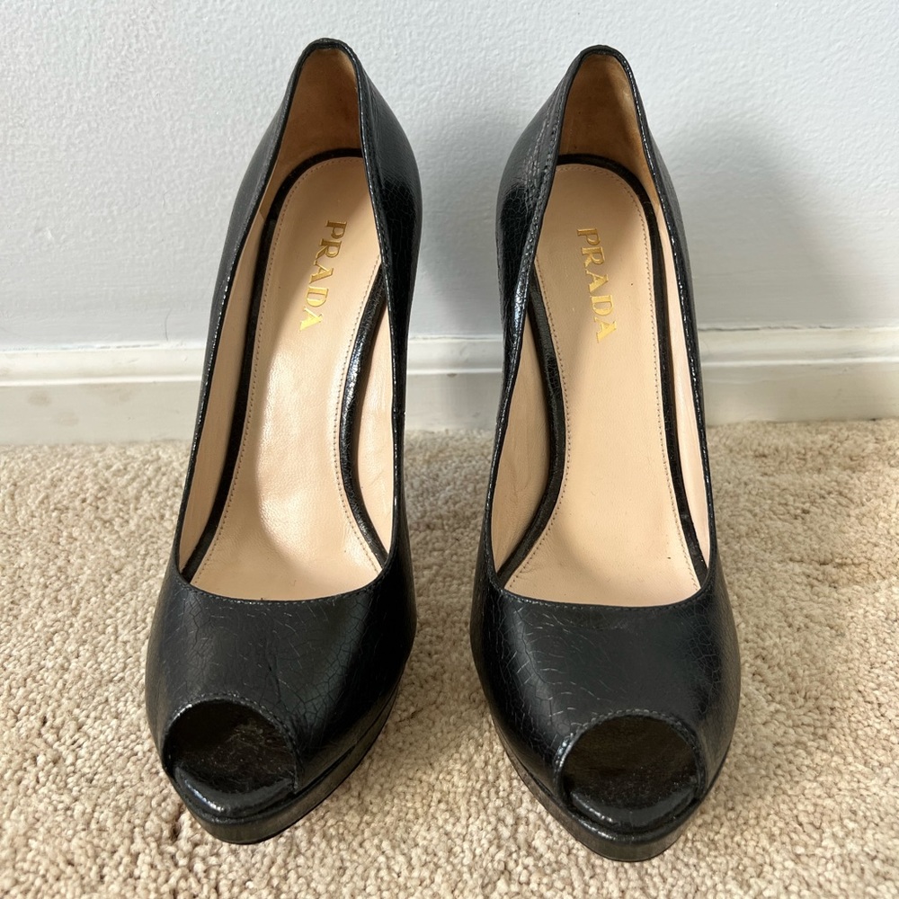 Prada Peep Toe Heel